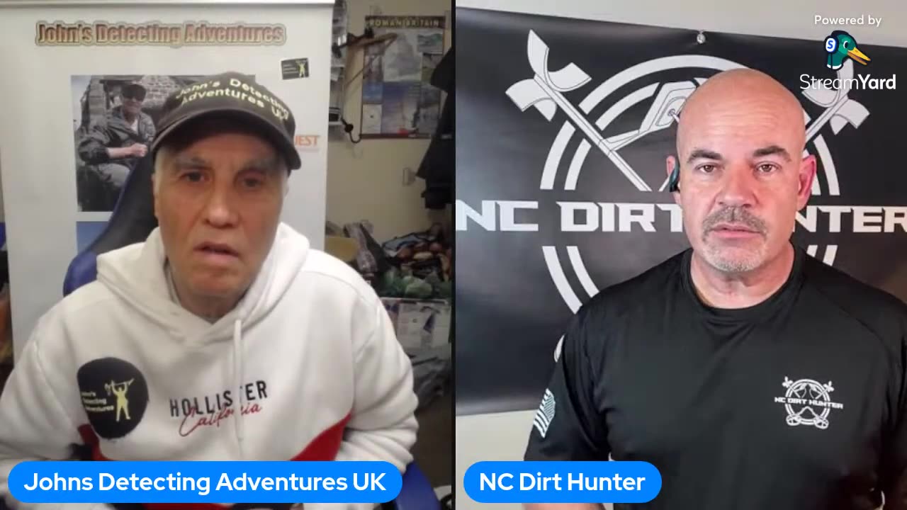 Johns Detecting Adventures Guest Interview with Aaron NC DIRT HUNTERS USA CIVIL WAR