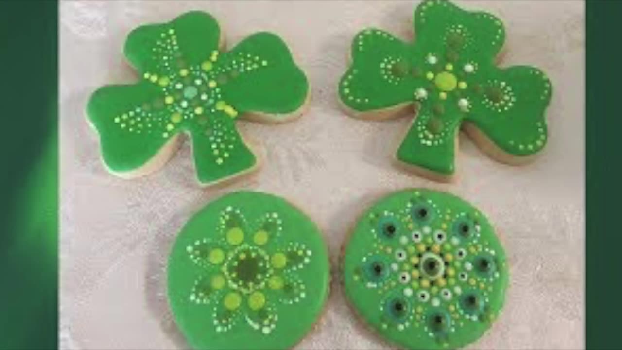 St. Patrick's Day Shamrock Cookies