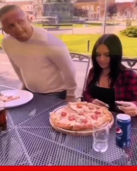 When you're eating pizza and he wants to take your phone