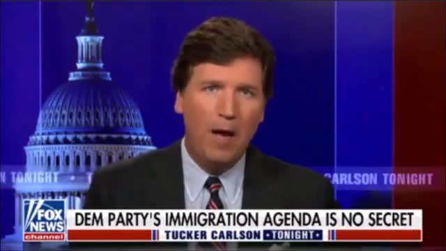 Tucker Carlson - jews and liberals are celebrating White replacement / White genocide