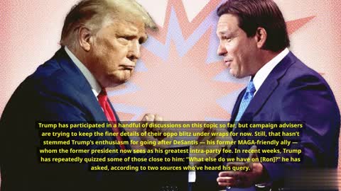 Trump Is Plotting How to Kick DeSantis ‘In the Nuts.’ Here’s His Playbook, So Far