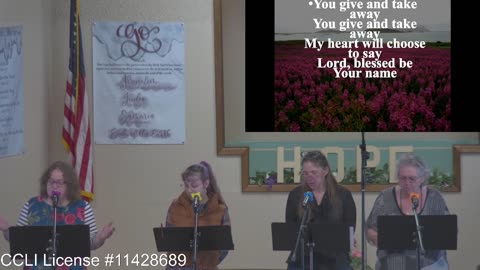 Sunday Service at Moose Creek Baptist Church 4-30-2023