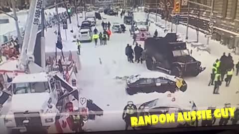 COWARDLY 🇨🇦 CANADIAN 🇨🇦 POLICE ASSUALT PEACEFUL PROTESTER FOR HEALTH