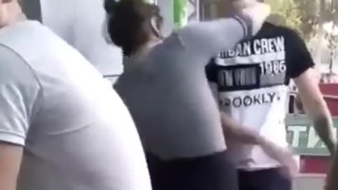 A mean right hook!