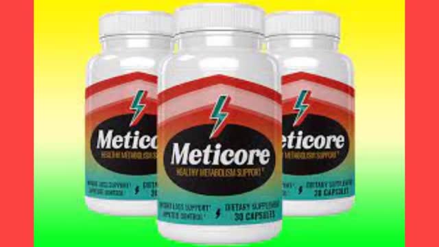 Weight Loss - Meticore Review