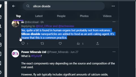 DYOR - Silicone Dioxide safe for eating?!