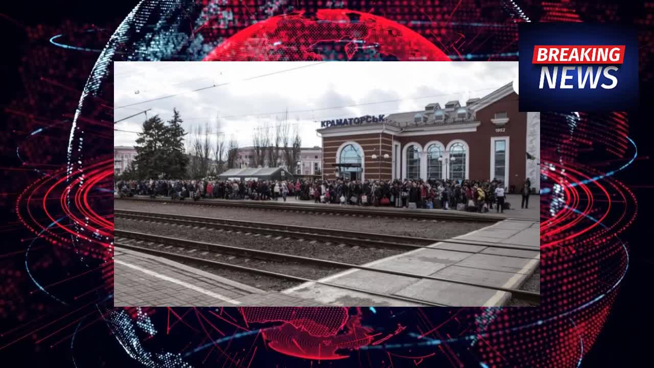Russia confirmed that they hit some train stations in the Donetsk region