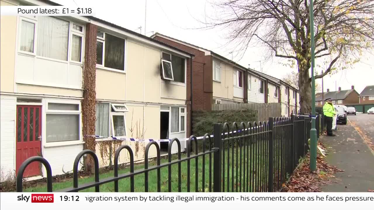 Man questioned over Nottingham flat fire which killed two children