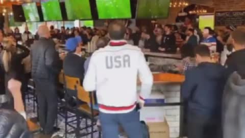 US men's soccer team beats Iran and the crowd goes wild