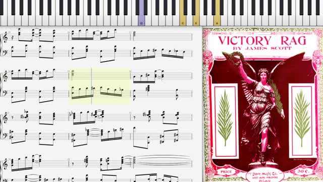 Victory Rag by James Scott (1921, Ragtime piano)