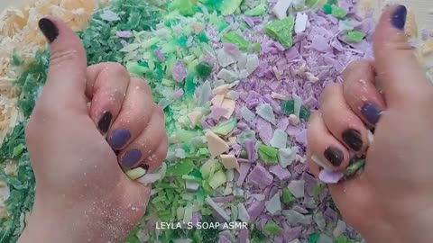 ASMR soap / cutting dry soap/soap cubes/ satisfying video