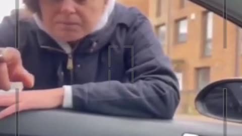 Crazy Street Karen stops driver and THROWS water in his car for no reason