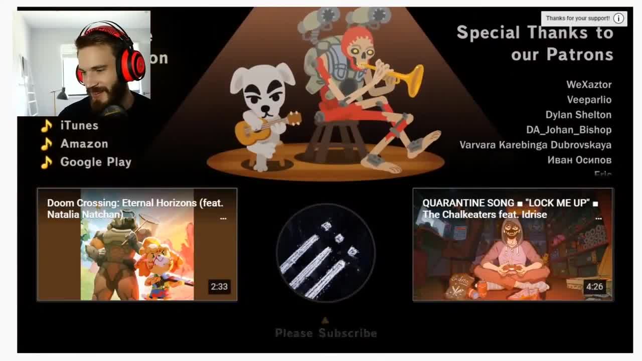 PEWDIEPIE REACTS TO "DOO