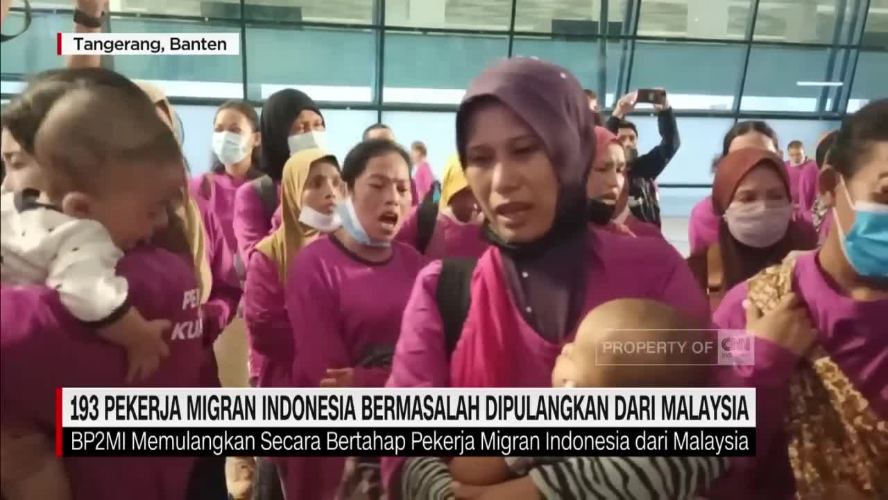 193 Pekerja Migran Indonesia Bermasalah Dipulangkan dari Malaysia