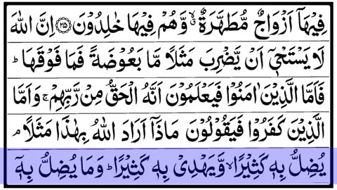 002-Surah Al-Baqarah (The Cow) | Beautiful Quran Recitation | Full With Arabic Text (HD)| سورۃالبقرۃ