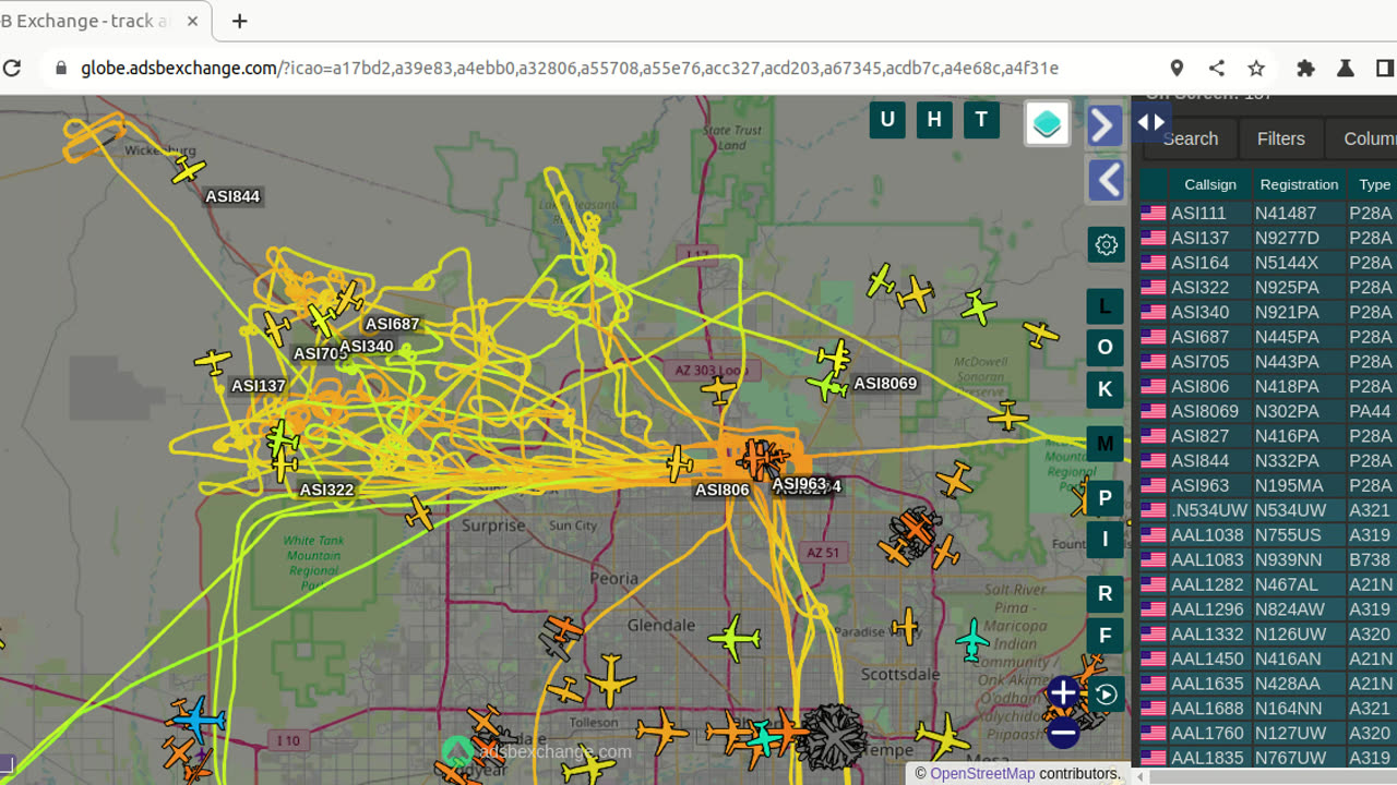 Chinese Bird Mafia N445PA N921PA N443PA N418PA N332PA N9277D Gang Bang Arizona Feb 11th 2024