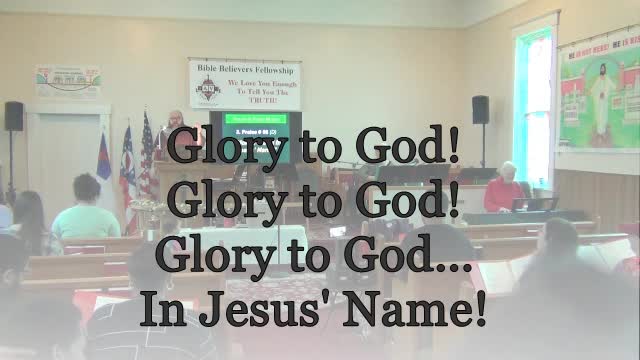 "Glory To God In Jesus' Name" 2018