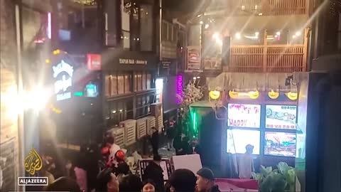 Around 50 wounded at a South Korea crowd stampede