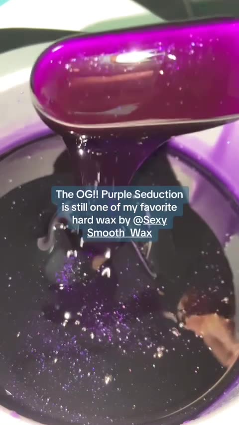 Skin Boss Demonstrates Leg Waxing with Sexy Smooth Purple Seduction Hard Wax