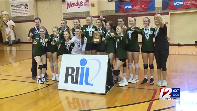 Chariho completes undefeated season, wins 5th girls volleyball title