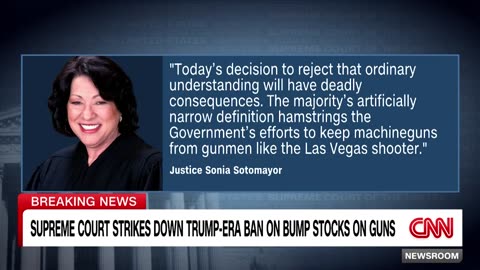 Supreme Court strikes down Trump-era ban on bump stocks