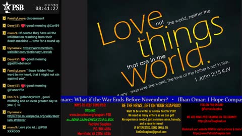 2022-03-17 07:00 EDT - Patriots Soapbox AM: with LadyRWB , MykelJaye & DD