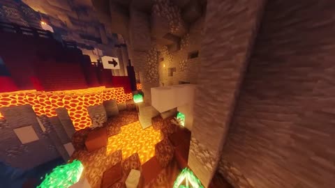 6 Minutes Minecraft Shader Parkour Gameplay (Night-Time) [Free to Use] [Map Download]