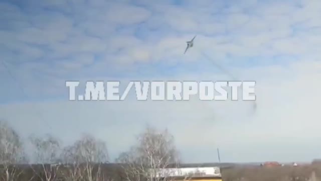 Su-25 north of Donetsk