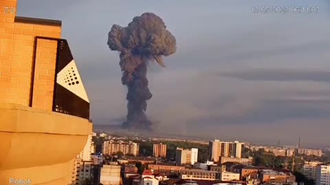 Another video of the morning detonation: