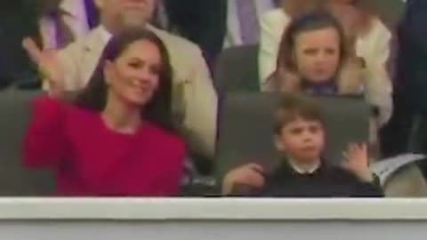 Prince Louis is a major vibe at the Queen's Jubilee