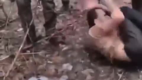 FOOTAGE OF THE MOMENT SOLDIERS CAUGHT UP WITH TERROR SUSPECTS