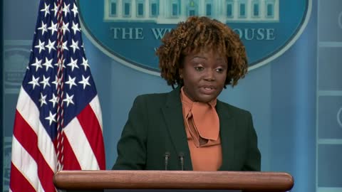 Karine Jean-Pierre holds a news conference