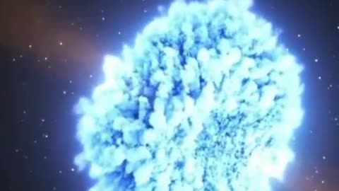 This is what it looks like when 2 neutron stars collide