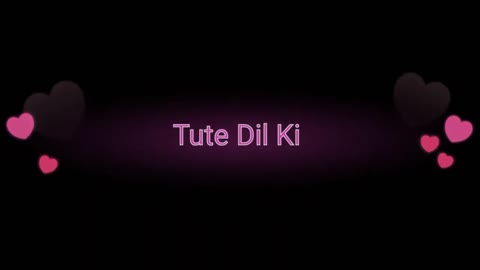 Jhuki Teri Palkon Main Song -- New Beautiful Lyrics Status Video -- New Black Screen Status --