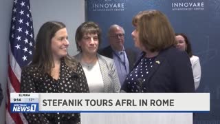 Spectrum News Highlights Rep. Stefanik's Visit To Rome Lab. 02.16.22.