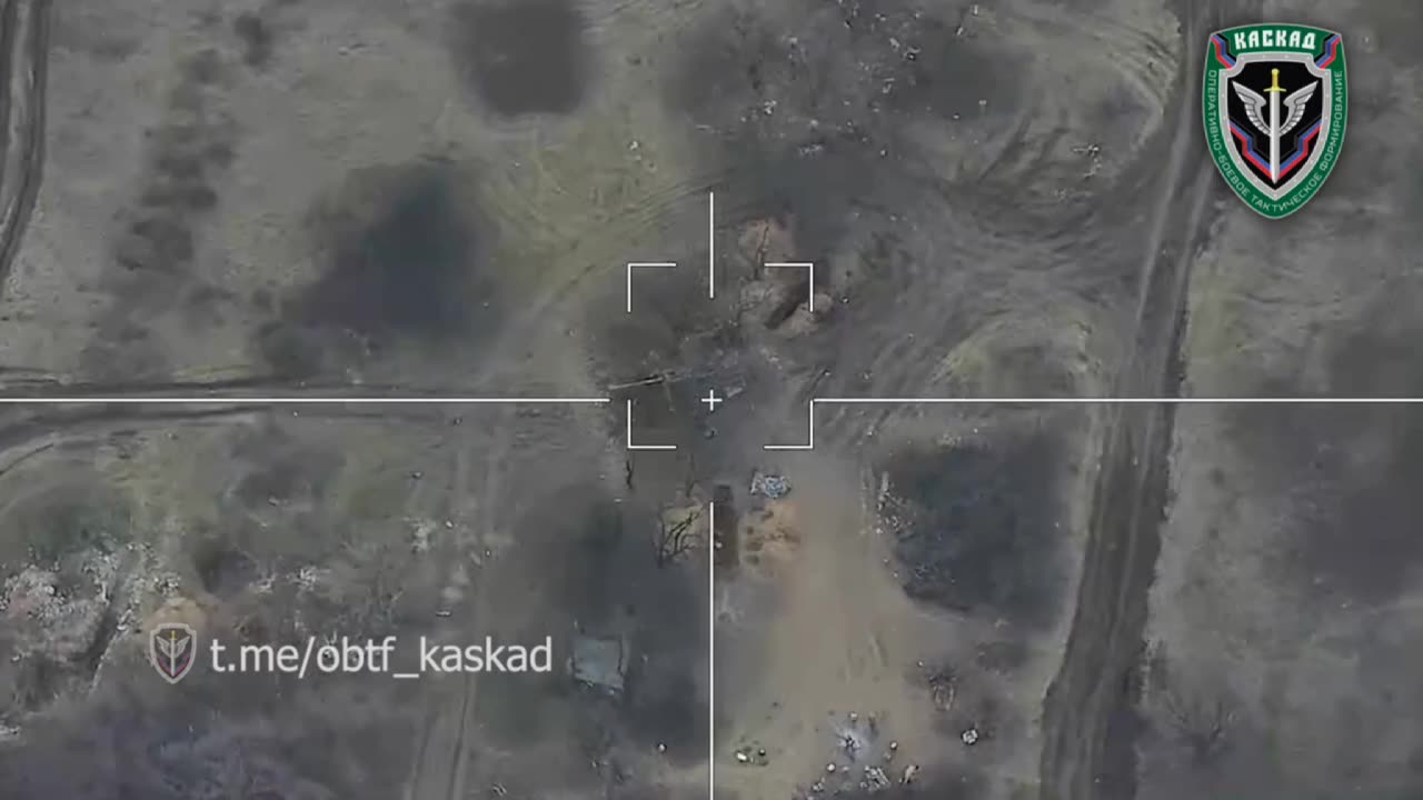 Lancet OBTF Cascade drone of the DNR defeated an American M777