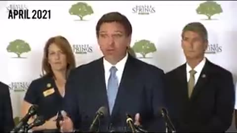 Ron DeSantis promoting vaccines
