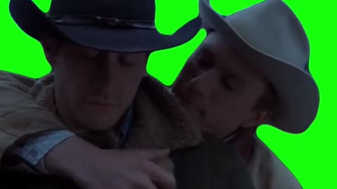 “No Matter What I Do” Brokeback Mountain Hug | Green Screen