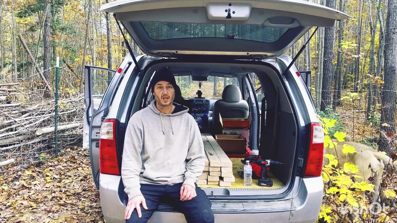 Van Room Build. Van Life Off Grid.