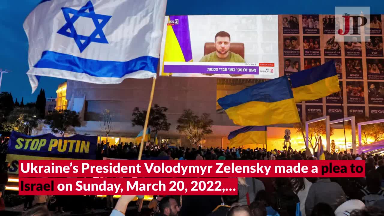 As attacks on Ukraine worsen, Zelensky asks Israel to firmly back his country