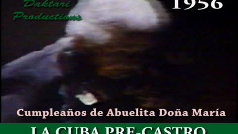 1956 M05 Cumpleaños # 90 de Abuelita Doña María celebrado en su casa de Santa Clara I