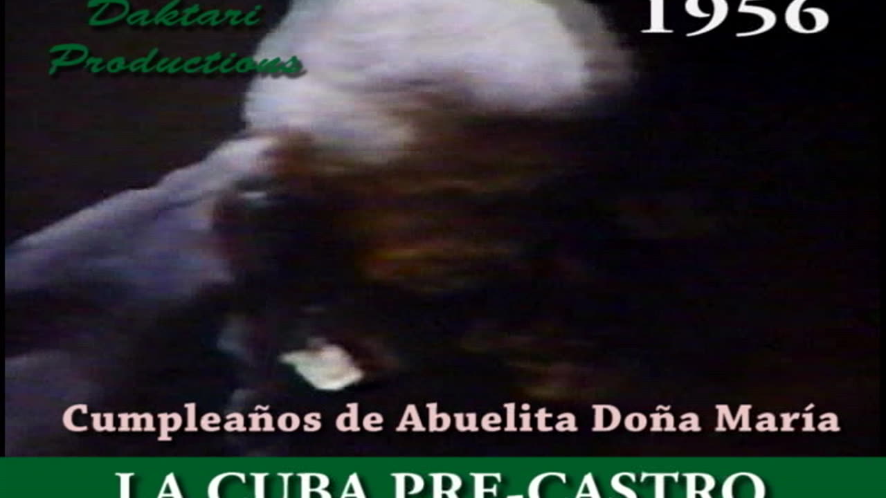 1956 M05 Cumpleaños # 90 de Abuelita Doña María celebrado en su casa de Santa Clara I