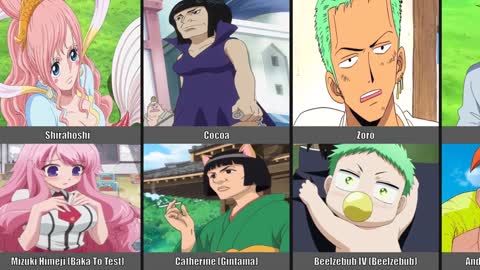 Anime Characters Who Look Like One Piece Characters