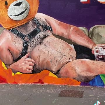 They aren't hiding it anymore. Check out this Sick Painting on a building in Sidney, Australia