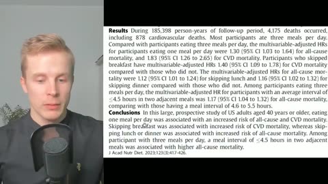 Fasting is killing you