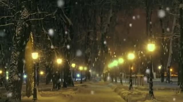 #snow #tiktok #foryou #beauty #nightview #scenery