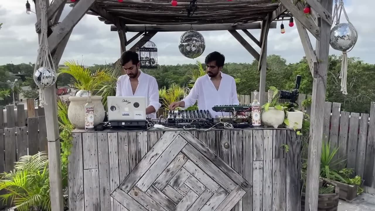 Two Guys Plus Machines Tulum Jungle Live Act