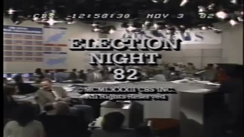 1982 ( Off year ) FULL Election Coverage from CBS