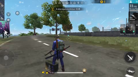 Jogando freefire