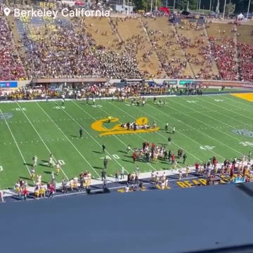 Protesters calling for a ceasefire in Gaza delay the USC vs. Cal game